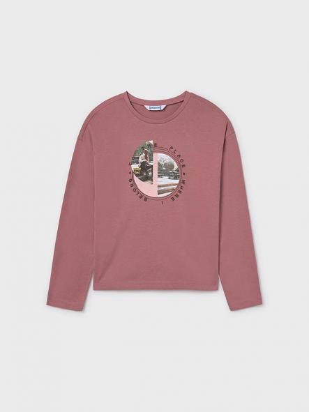 Mayoral Camiseta M/L Grafica 15-07023-017 Colorete [2]