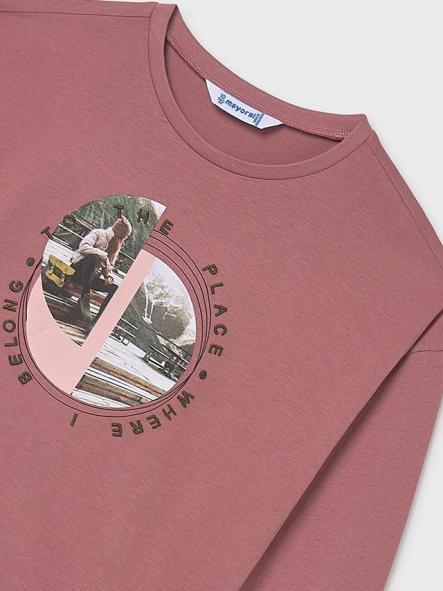 Mayoral Camiseta M/L Grafica 15-07023-017 Colorete [4]