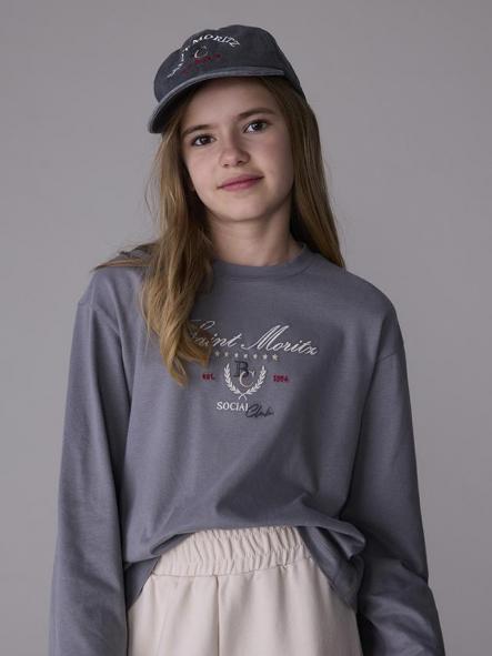 Mayoral Camiseta M/L Oversize 15-07025-027 Carbón