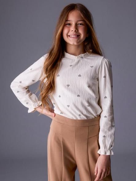 Mayoral Camiseta M/L Punto Bambula 15-07026-095 Macchiato