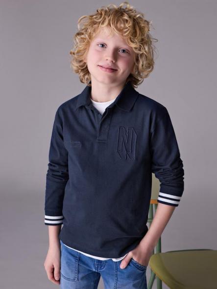Mayoral Polo M/L Contrastes 15-07101-058 Marino