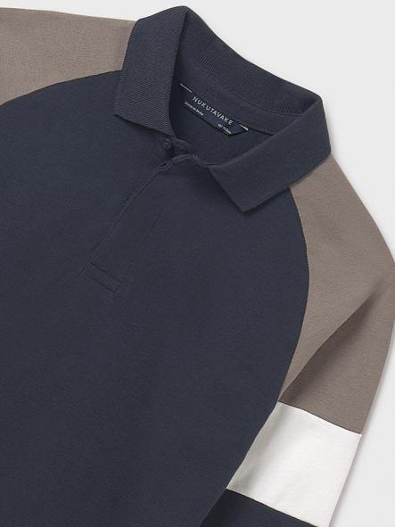 Mayoral Polo M/L Bandas 15-07102-040 Marino [4]