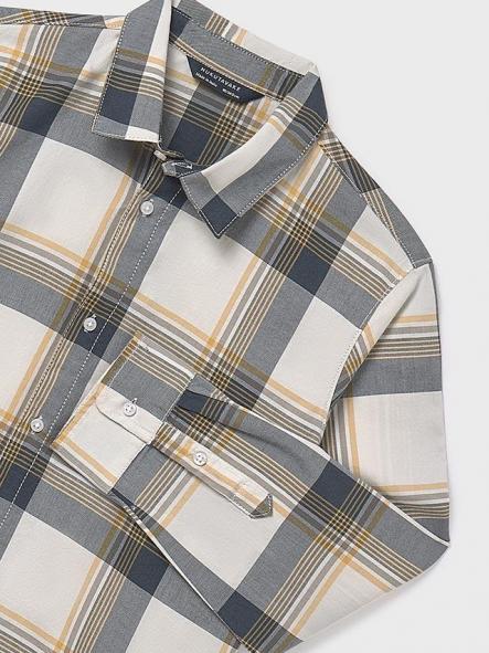 Mayoral Camisa M/L Cuadros 15-07107-049 Marino [5]