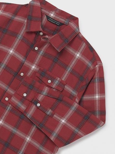 Mayoral Camisa M/L Cuadros Franela 15-07108-054 Baya [4]
