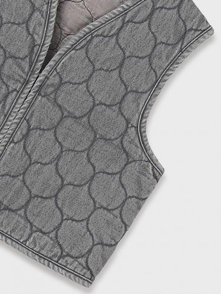 Mayoral Chaleco Denim Acolchado 15-07319-010 Gris [5]