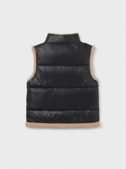 Mayoral Chaleco Contrastes Borrego 15-07322-065 Negro [2]