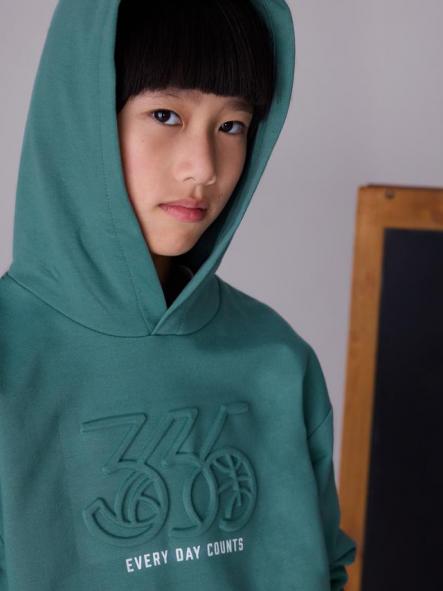 Mayoral Pullover Embossed Con Capucha 15-07401-073 Pino [1]