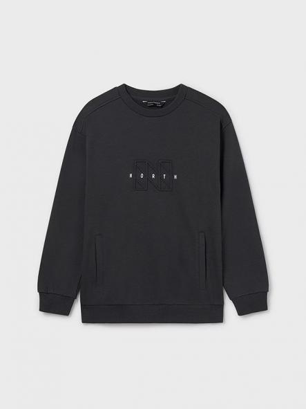 Mayoral Pullover Embossed Sin Capucha 15-07405-090 Sombra [3]