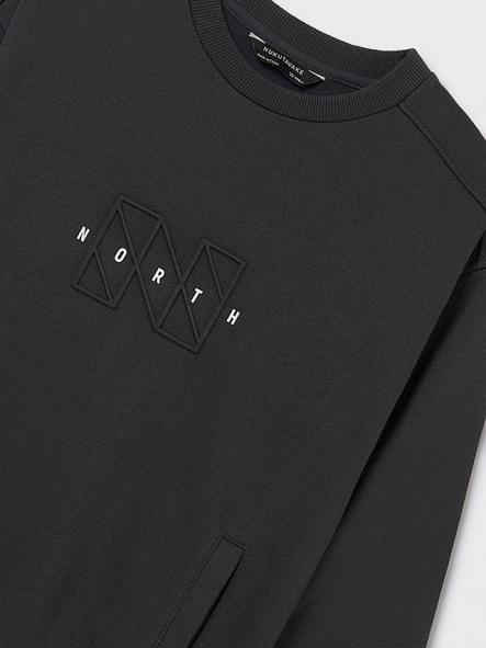 Mayoral Pullover Embossed Sin Capucha 15-07405-090 Sombra [5]
