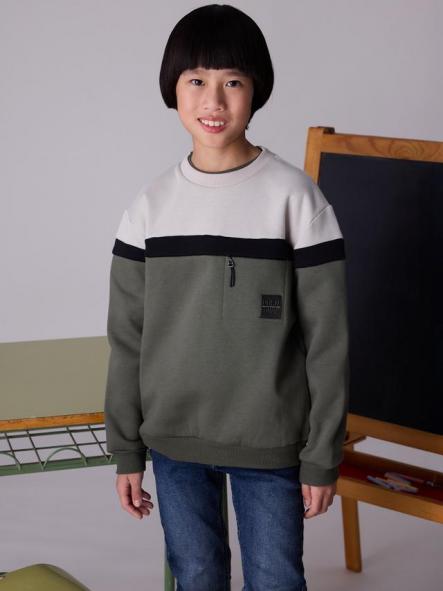 Mayoral Pullover Blocking 15-07406-096 Oliva [2]