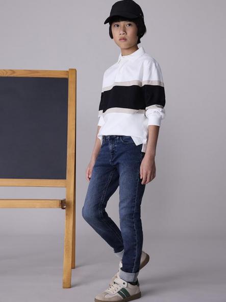 Mayoral Pantalón Soft Denim 15-07570-058 Blue.black