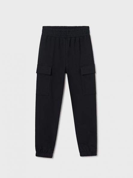 Mayoral Pantalón Largo Jogger Cargo 15-07578-091 Negro [1]