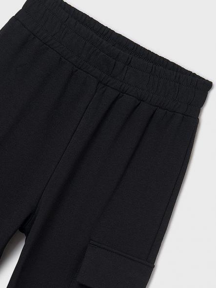 Mayoral Pantalón Largo Jogger Cargo 15-07578-091 Negro [3]