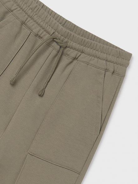 Mayoral Pantalón Largo Felpa Wide Leg 15-07579-011 Oliva [4]