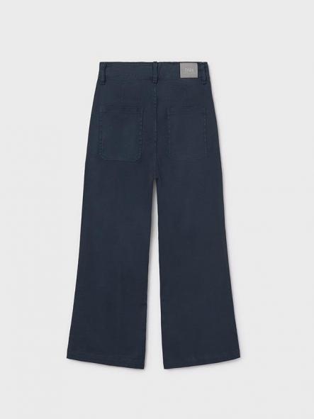 Mayoral Pantalón Largo Sarga Wide Leg 15-07580-027 Petroleo [2]