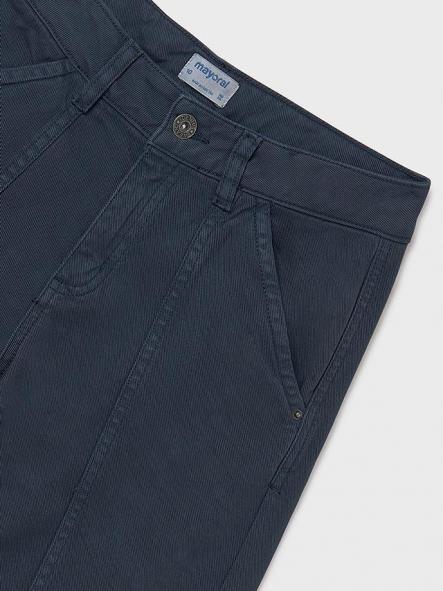 Mayoral Pantalón Largo Sarga Wide Leg 15-07580-027 Petroleo [3]