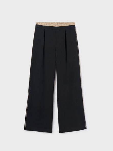 Mayoral Pantalón Largo Doble Cintura 15-07581-017 Negro [1]