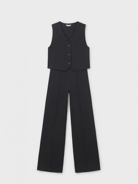 Mayoral Conjunto Pantalón Largo Chaleco 15-07582-010 Negro