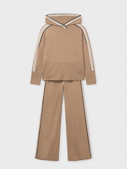 Mayoral Conjunto Pantalón Tricot Capucha 15-07585-018 Camel.vig [1]