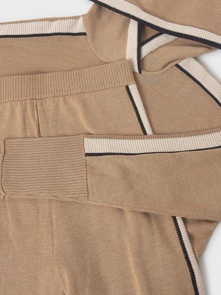 Mayoral Conjunto Pantalón Tricot Capucha 15-07585-018 Camel.vig [3]