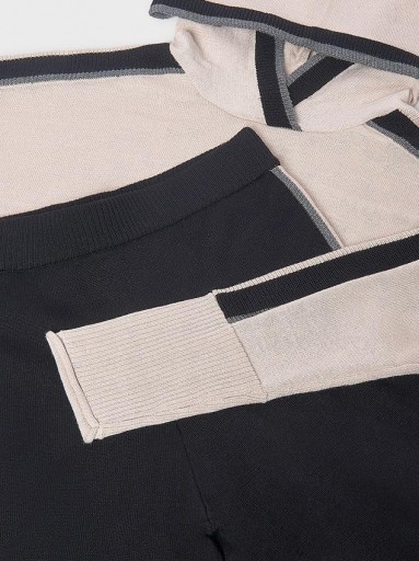 Mayoral Conjunto Pantalón Tricot Capucha 15-07585-019 Negro [2]