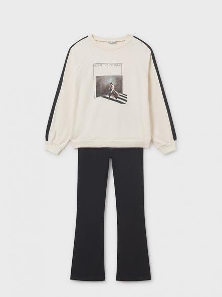 Mayoral Conjunto Leggings Flared 15-07760-048 Negro [3]
