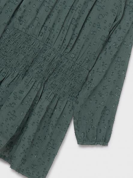 Mayoral Vestido Gasa Lurex 15-07909-055 Eucalipto [2]