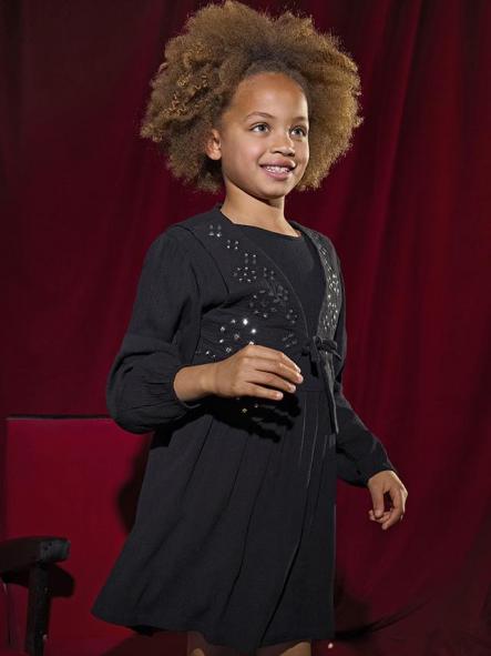 Mayoral Vestido Chaleco 15-07910-048 Negro