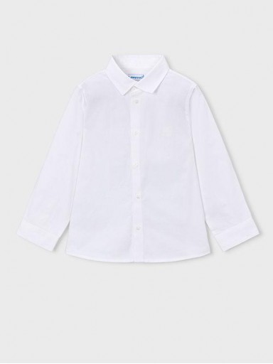 Mayoral Camisa M/L Básica 16-00146-055 Blanco [0]