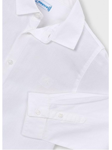 Mayoral Camisa M/L Básica 16-00146-055 Blanco [2]