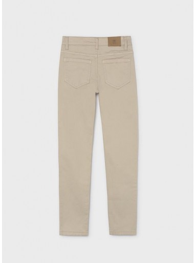 Mayoral Pantalón 5b Slim Fit Básico 16-00582-038 Nuez [2]