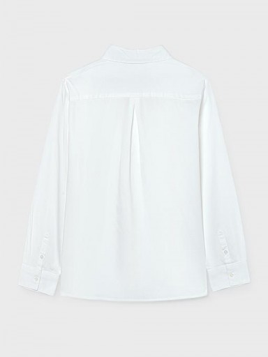 Mayoral Camisa M/L Básica 16-00874-019 Blanco [2]