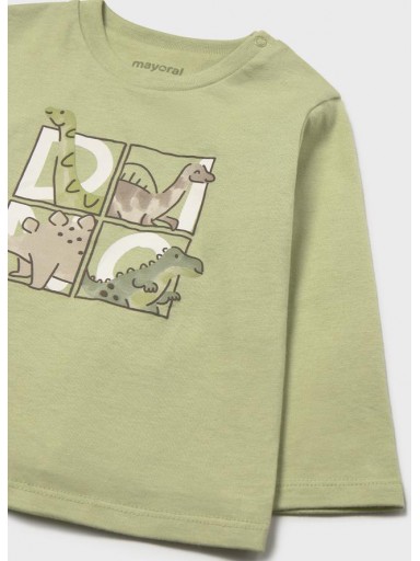 Mayoral Camiseta M/L Dinos 16-02006-074 Oregano [2]