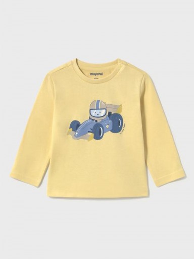 Mayoral Camiseta M/L Motor Play 16-02008-082 Maiz [1]