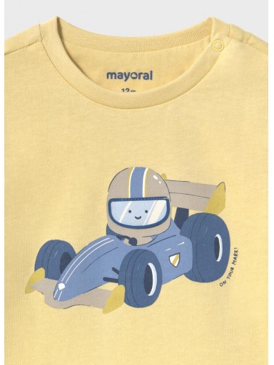 Mayoral Camiseta M/L Motor Play 16-02008-082 Maiz [3]