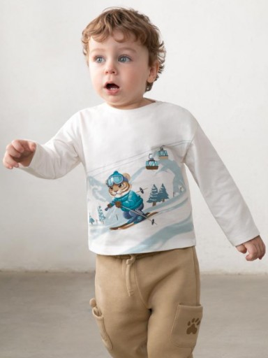 Mayoral Camiseta M/L Paisaje 16-02017-018 Nata [0]