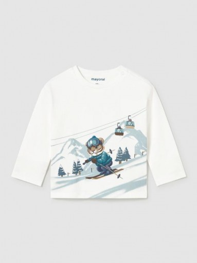 Mayoral Camiseta M/L Paisaje 16-02017-018 Nata [2]