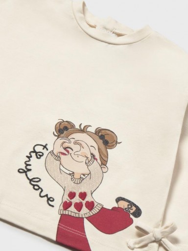 Mayoral Camiseta M/L 16-02087-010 Soja [2]