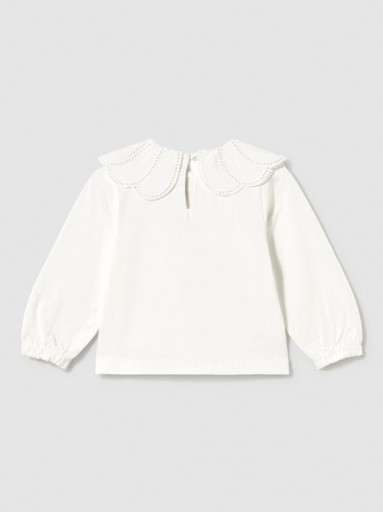 Mayoral Camiseta M/L Cuello Plana 16-02091-082 Crudo [1]