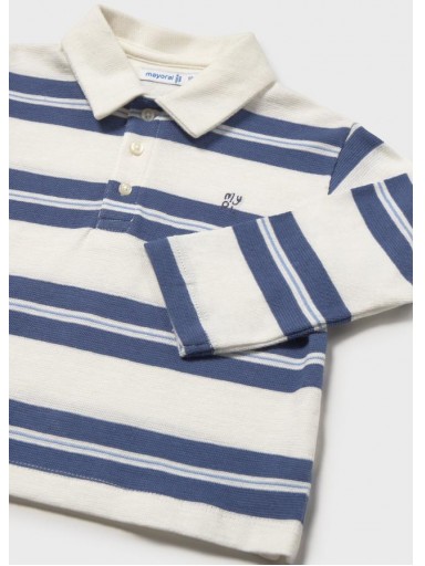 Mayoral Polo M/L Rayas 16-02103-054 Indigo [4]