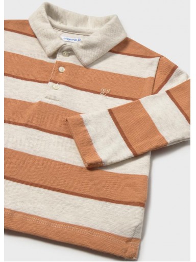 Mayoral Polo M/L Rayas 16-02103-055 Teja [3]