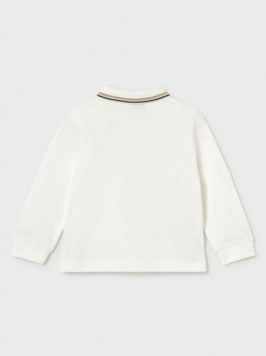 Mayoral Polo M/L Liso Detalles 16-02105-038 Nata [1]