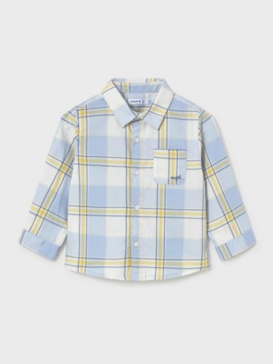 Mayoral Camisa M/L Cuadros Viella 16-02112-069 Lluvia [0]