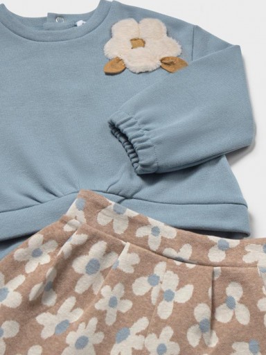 Mayoral Conjunto bermuda punto jacquard 16-02201-086 Colibri [2]