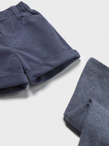 Mayoral Conjunto Pantalón Corto Leotardos 16-02267-030 Copo-Indigo [2]