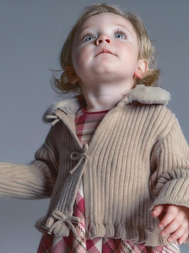 Mayoral Rebeca Tricot Cuello Pelo 16-02386-061 Semilla [0]