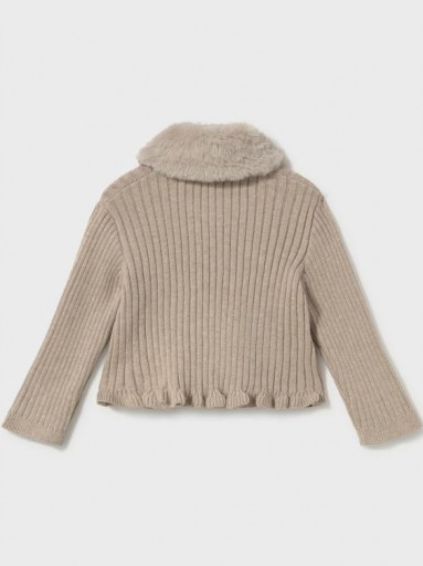 Mayoral Rebeca Tricot Cuello Pelo 16-02386-061 Semilla [2]