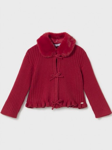 Mayoral Rebeca Tricot Cuello Pelo 16-02386-062 Rojo [1]