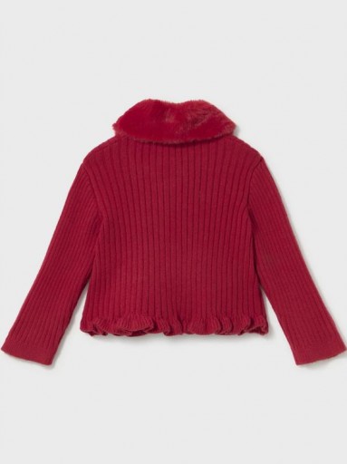 Mayoral Rebeca Tricot Cuello Pelo 16-02386-062 Rojo [2]