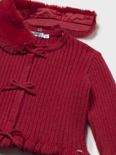Mayoral Rebeca Tricot Cuello Pelo 16-02386-062 Rojo [3]